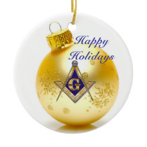 Personalize Masonic Emblem ornaments