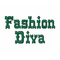 Personalize Name Fashion Diva Embroidered Shirt