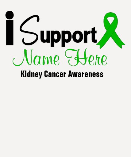 Personalize Name Kidney Cancer Awareness T Shirts