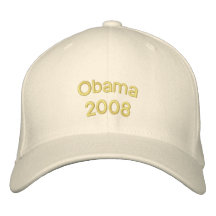 Personalize Obama 2008 Embroidered Hat