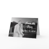 PERSONALIZE PHOTO SAVE THE DATE CARD