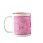 Personalize Pink Camouflage Mug