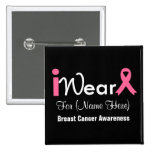 Personalize Pink Ribbon Breast Cancer