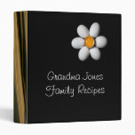 PERSONALIZE THIS BEAUTIFUL RECIPES 3 RING BINDERS