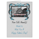 Personalize this Father's Day Card from the Cat!