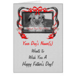 Personalize this Father's Day Card from the Dog!
