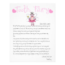 Personalize Tooth Fairy Magic Letterhead Design