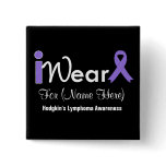 Personalize Violet Ribbon Hodgkin's Lymphoma