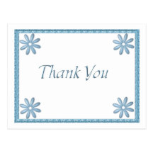 Personalize Wedding Thank You Note Post Cards