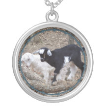 Personalize YOUR Goat's Photo  Necklace
