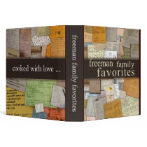 Personalize your own family recipe binder
