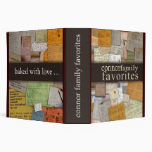 Personalize your own family recipe binder