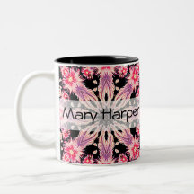 Personalized 2012 Kaleidoscope Calendar Gift Mug