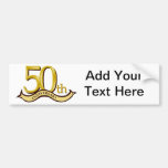 Personalized 50th Anniversary Gift Bumper Sticker