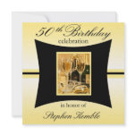 Personalized 50th Birthday Party Invitations