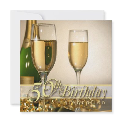 Personalized 50th Birthday Party Invitations by SquirrelHugger