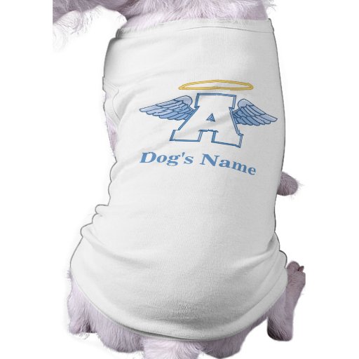 Personalized Angel dog t-shirt