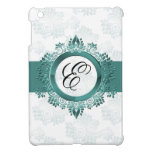 personalized aqua monogram girly Ipad case ipad mini cases