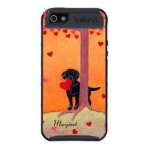 Personalized Autumn Colour Black Labrador