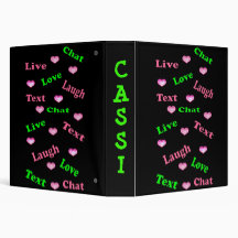 PERSONALIZED AVERY BINDERS