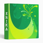 PERSONALIZED AVERY BINDERS paint splash