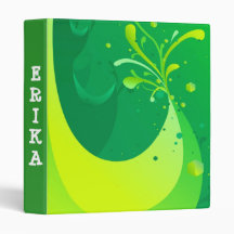 PERSONALIZED AVERY BINDERS paint splash