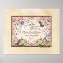 Personalized Baby Girl - Enchanted Faerie Princess posters