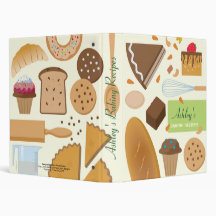 Personalized Baking Recipes Binder