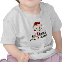 Personalized Baseball 1st Birthday T-shirt