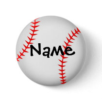 Personalized Baseball Button