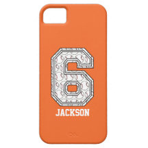 Personalized Baseball Number 6