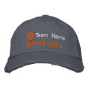 Personalized Basketball Embroidered Hat embroidered hats
