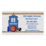 Personalized Basketball Jersey (LBO) Business Card Templates