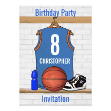Personalized Basketball Jersey (LBO) Custom Announcements