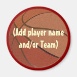 Personalized Basketball Magent Refrigerator Magnet