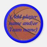 Personalized Basketball Magnet