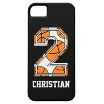 Personalized Basketball Number 2 casemate cases