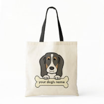 Personalized Basset Hound Tote Bag