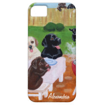 Personalized BBQ Labradors