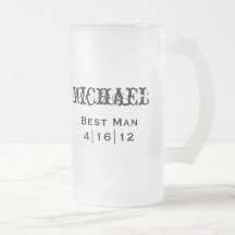 Personalized Best Man Mug