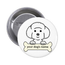Personalized Bichon Frise Button