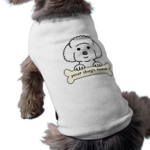 Personalized Bichon Frise Dog Tshirt