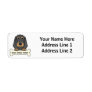 Personalized Bloodhound Return Address Label