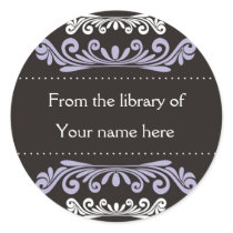 Personalized Bookplates - Colourful Flourishes