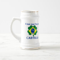 Personalized Brazilian Kiss Me I'm Castelli Mug