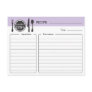 Personalized Bridal Shower Recipe Card Post Card