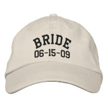 Personalized Bride Embroidered Hat