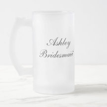 Personalized Bridesmaid Mug