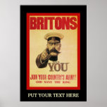 Personalized Britons Recruiting posters