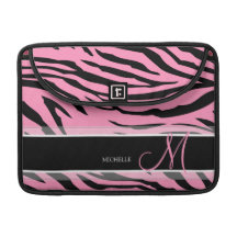 Personalized Bubblegum Pink & Black Zebra stripes